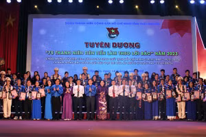 75 thanh niên tiên tiến làm theo lời Bác tỉnh Thái Nguyên năm 2023.