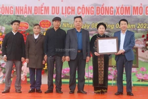 Thái Nguyên công nhận điểm du lịch cộng đồng Xóm Mỏ Gà (Ảnh: Thainguyen.gov.vn).