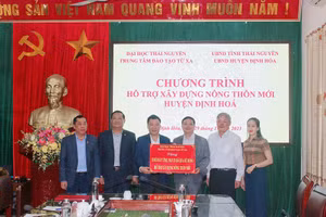 Đồng hành cùng địa phương nỗ lực hoàn thành mục tiêu xây dựng nông thôn mới.