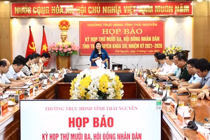 Họp báo thông tin kỳ họp thứ 13, HĐND tỉnh Thái Nguyên khóa XIV.