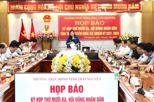 Họp báo thông tin kỳ họp thứ 13, HĐND tỉnh Thái Nguyên khóa XIV.