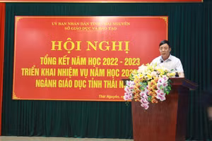 Ông Đặng Xuân Trường, Phó Chủ tịch Thường trực UBND tỉnh Thái Nguyên phát biểu tại Hội nghị.