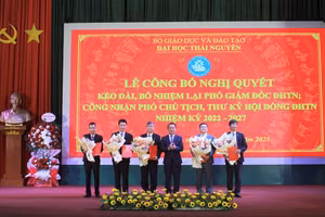 Đại học Thái Nguyên công bố các nghị quyết về bổ nhiệm nhân sự.