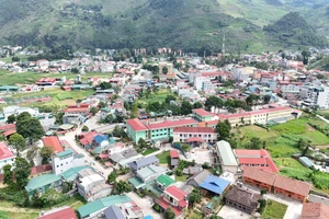 Quang cảnh thị trấn Mèo Vào - Hà Giang