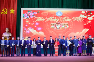 Bí thư Tỉnh ủy Thái Nguyên Nguyễn Thanh Hải gặp mặt cán bộ, giảng viên Đại học Thái Nguyên đầu xuân Quý Mão năm 2023.