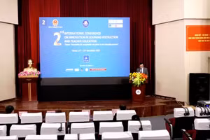 Quang cảnh hội thảo tại điểm cầu Hà Nội.