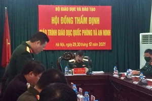 Khai mạc cuộc họp Hội đồng thẩm định giáo trình Giáo dục quốc phòng và an ninh.