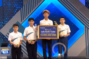  Lê Thanh Quý Hải giành vòng nguyệt quế Olympia.