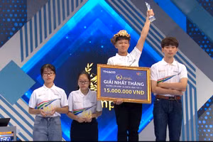 Nam sinh Quảng Ngãi ngược dòng ngoạn mục giành vòng nguyệt quế Olympia.