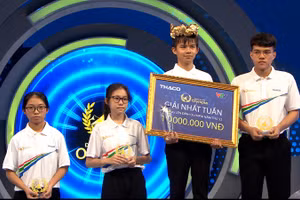 Phạm Thế Cường giành vòng nguyệt quế Olympia.