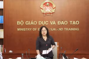 Thứ trưởng Bộ GD&ĐT Ngô Thị Minh chủ trì Hội nghị