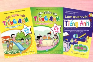 Giới thiệu bộ sách Làm quen tiếng Anh dành cho lứa tuổi mẫu giáo