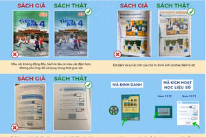 Một số sự khác biệt giữa sách giáo khoa thật và sách giáo khoa giả 