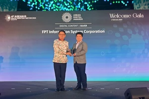 Hệ thống giáo dục trực tuyến VioEdu (thuộc FPT IS) được vinh danh giải Bạc, giải thưởng ASEAN Digital Awards 2024, lĩnh vực Digital Content