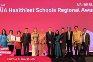 Alpha đạt giải ‘Trường học lành mạnh AIA’ khu vực châu Á