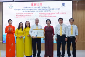 Chương trình đào tạo đạt Chứng nhận Kiểm định chất lượng Quốc gia