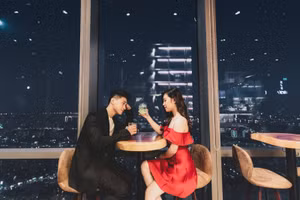 Cùng nhau trải nghiệm Valentine từ trên cao với view bạc tỷ thế này thật ngọt ngào và đáng nhớ