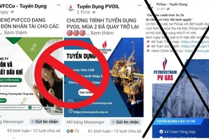 Các fanpage tuyển dụng giả mạo tràn lan trên Facebook