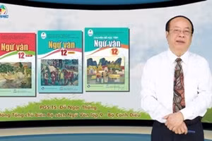 PGS.TS Đỗ Ngọc Thống, đồng Tổng Chủ biên SGK môn Ngữ văn lớp 12 bộ Cánh Diều.
