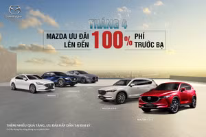 Mazda ưu đãi đặc biệt trong tháng 4