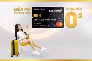 Bac A Bank miễn nhiều loại phí dành cho chủ thẻ tín dụng quốc tế