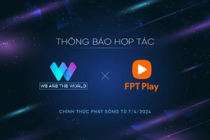 Thông báo hợp tác với FPT Play trên Fanpage của Dự án