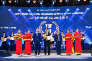 MISA EMIS đạt Top10 Sản phẩm số xuất sắc cho Xã hội số tại Make in Viet Nam 2022