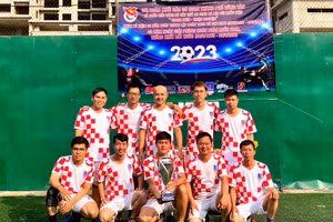 Đội bóng đá DVK tham gia Giải Bóng đá gây quỹ An sinh xã hội “Thanh niên - thiện nguyện”.