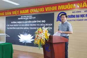 PGS.TS Đinh Văn Châu tại buổi phát động.