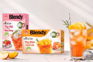 Trà Blendy® Trà đào cam sả là sự kết giữa vị đào chua ngọt và hương cam sả thật thư giãn