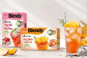 Trà Blendy® Trà đào cam sả là sự kết giữa vị đào chua ngọt và hương cam sả thật thư giãn