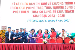 Ký kết hỗ trợ phát triển giáo dục và đào tạo