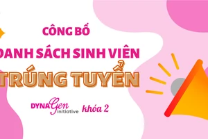 Công bố danh sách sinh viên trúng tuyển DynaGen Initiative khóa II