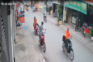 Hiện trường vụ việc.