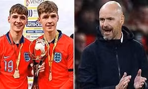 Hai tài năng trẻ sinh đôi vừa ký hợp đồng với Man United là ai?