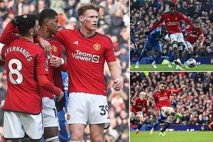 Chùm ảnh: Đánh bại Everton, Garnacho và Man Utd đi vào lịch sử 