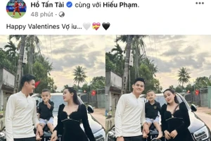 Hội cầu thủ Việt công khai tình cảm ngọt ngào ngày Lễ tình nhân