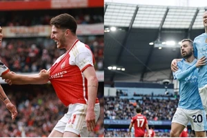 Arsenal - Man City so kè gay cấn trước ngưỡng cửa vô địch Ngoại hạng Anh 