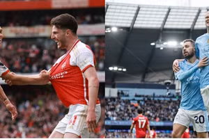 Arsenal - Man City so kè gay cấn trước ngưỡng cửa vô địch Ngoại hạng Anh 