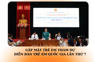 Gặp mặt trẻ em tham dự Diễn đàn Trẻ em quốc gia lần thứ 7