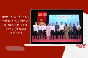 Họp báo Giải báo chí toàn quốc Vì sự nghiệp Giáo dục Việt Nam năm 2023