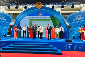 Ngành GD&ĐT quận Ba Đình đạt giải Nhất tại Ngày hội CNTT và STEM ngành giáo dục Hà Nội.