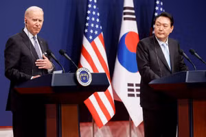 Tổng thống Hàn Quốc Yoon Suk-yeol sẽ gặp Tổng thống Mỹ Joe Biden và thúc đẩy mạnh mẽ liên minh quân sự. 