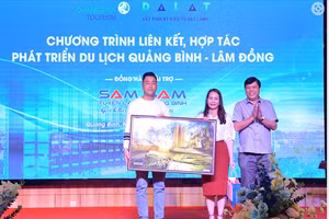Chương trình liên kết hợp tác phát triển du lịch Quảng Bình - Lâm Đồng. Ảnh: D.H.