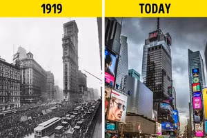 Những bức ảnh cho thấy thế giới đã thay đổi thế nào trong suốt 100 năm qua