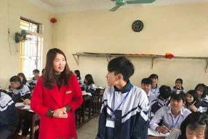 GV, HS tăng cường trao đổi, đối thoại trên lớp luôn được đặt lên hàng đầu đối với môn Tiếng Anh.