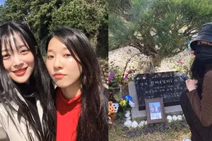 Xót xa hình ảnh phần mộ của Sulli sau 1 năm ngày mất