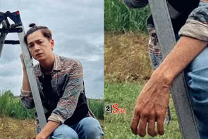 Giật mình ngoại hình gầy gò đến mức khó tin của Ngô Kiến Huy