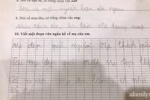 Đoạn văn ngắn tả mẹ của cậu bé lớp 1 khiến ai nấy cười sặc sụa