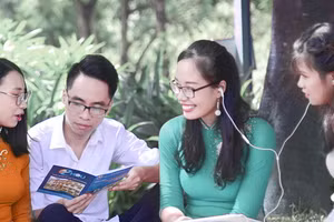 Tạo điều kiện cho người học được học trực tuyến mọi lúc, mọi nơi. Ảnh: Trường ĐH Mở Hà Nội